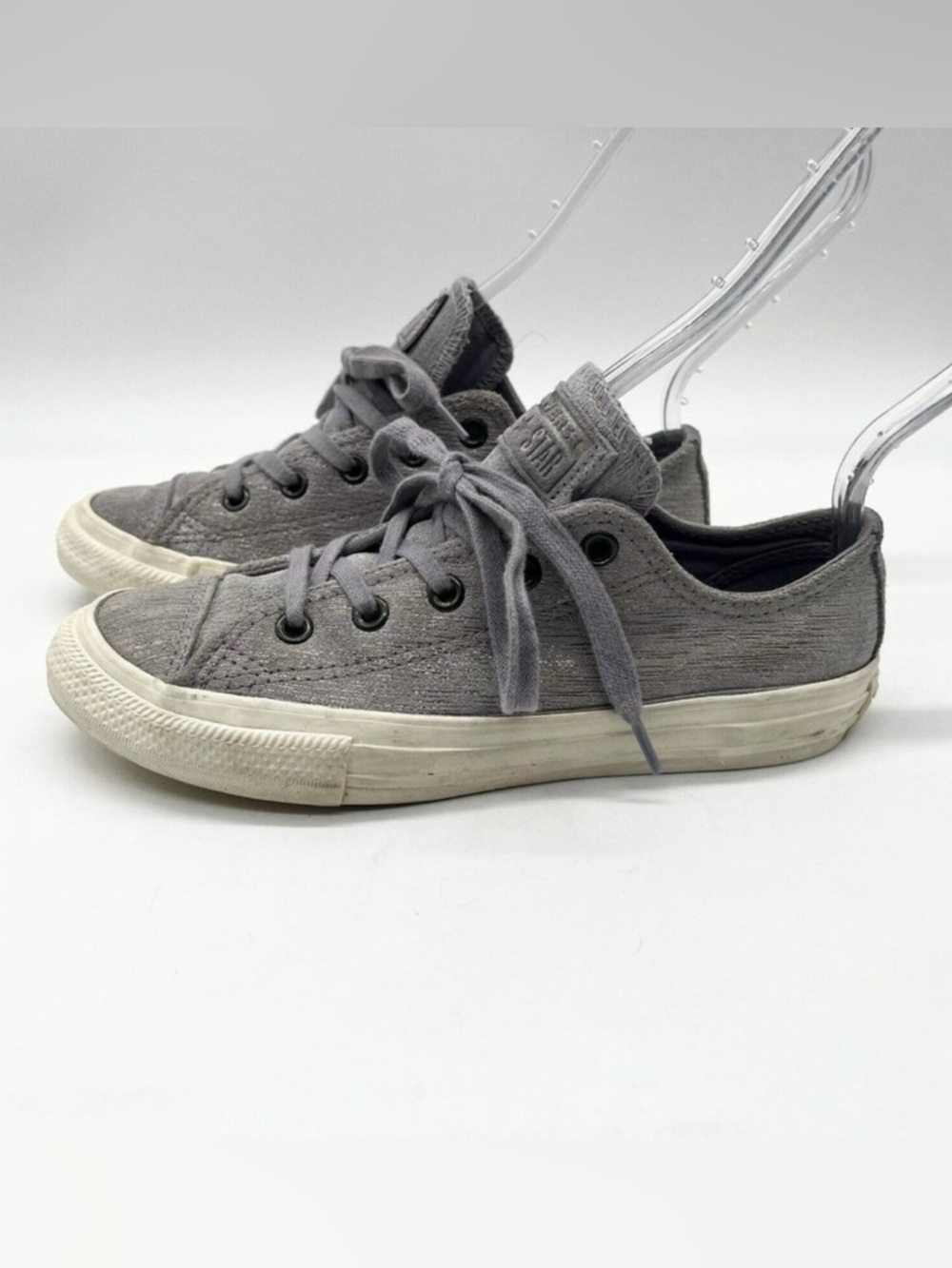 Converse Chuck Taylor Low Top Sneakers Lace-up Provence Purple Youth Size 2
